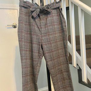 Glencheck Plaid Dress Pants
